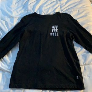 Vans Black/ Checkered back longsleeve Shirt